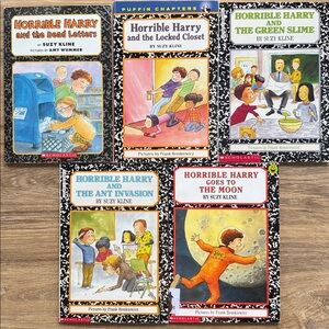 Vintage HORRIBLE HARRY By SUZY KLINE Lot of 5 Kids Paperback Chapter Books